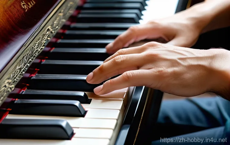 피아노 연주 팁 - Image Prompt 1: The Art of Fluid Piano Technique**