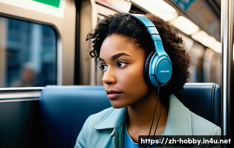 책 구독 서비스 - **Morning Commute:** On a clean, well-lit public transit vehicle (like a subway or bus), the individ...
